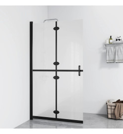 Paroi de douche pliable Verre ESG dépoli 120x190 cm