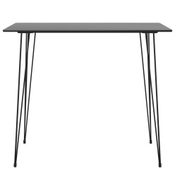 Table de bar Noir 120x60x105 cm