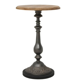 Table d'appoint Bois de sapin massif 40 x 64 cm Marron