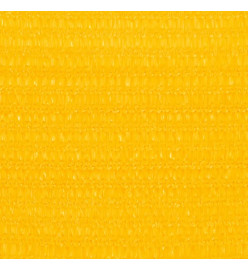 Voile d'ombrage 160 g/m² Jaune 3x4x5 m PEHD