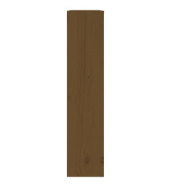 Cache-radiateur Marron miel 79,5x19x84 cm Bois massif de pin