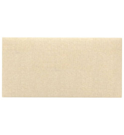 Panneaux muraux 12 pcs Crème 60x30 cm Tissu 2,16 m²