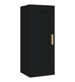 Armoire murale Noir 35x34x90 cm Bois d'ingénierie