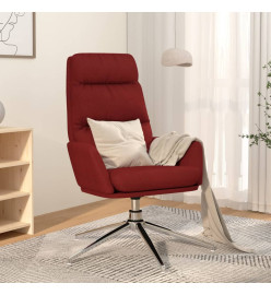 Chaise de relaxation Rouge bordeaux Tissu