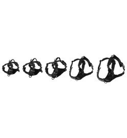 FLAMINGO Harnais pour chiens Balou Noir L 60-85 cm 25mm