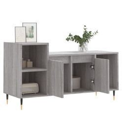 Meuble TV Sonoma gris 100x35x55 cm Bois d'ingénierie