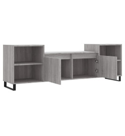 Meuble TV Sonoma gris 160x35x55 cm Bois d'ingénierie