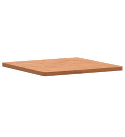 Dessus de table 60x60x2,5 cm carré bois massif de hêtre