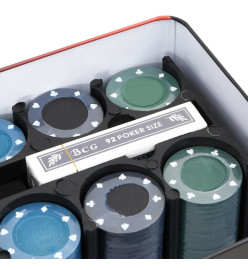 Jeu de jetons de poker 200 pcs 4 g