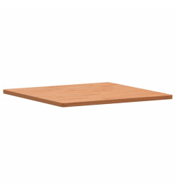 Dessus de table 80x80x2,5 cm carré bois massif de hêtre