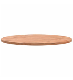 Dessus de table Ø50x1,5 cm rond bois massif de hêtre