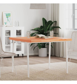 Dessus de table 90x90x4 cm carré bois massif de hêtre