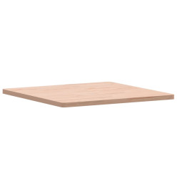 Dessus de table 70x70x2,5 cm carré bois massif de hêtre