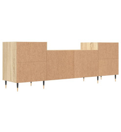 Meuble TV Chêne sonoma 160x35x55 cm Bois d'ingénierie