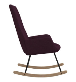 Chaise à bascule Violet Tissu