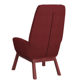 Chaise de relaxation Rouge bordeaux Tissu