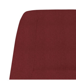 Chaise de relaxation Rouge bordeaux Tissu