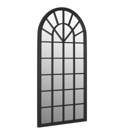 Miroir Noir 90x45 cm Fer pour utilisation à l'intérieur