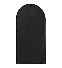 Miroir Noir 90x45 cm Fer pour utilisation à l'intérieur