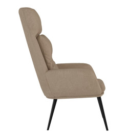 Chaise de relaxation Taupe Similicuir daim