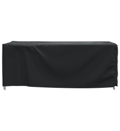 Housse de salon de jardin noir 225x143x90 cm imperméable 420D