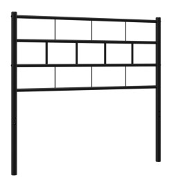 Tête de lit métal noir 90 cm
