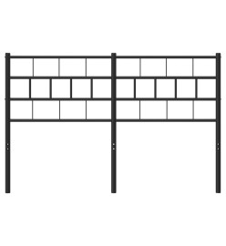 Tête de lit métal noir 150 cm