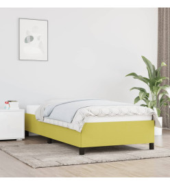 Cadre de lit Vert 90x200 cm Tissu