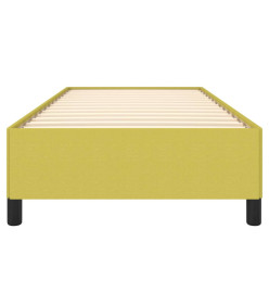 Cadre de lit Vert 90x200 cm Tissu