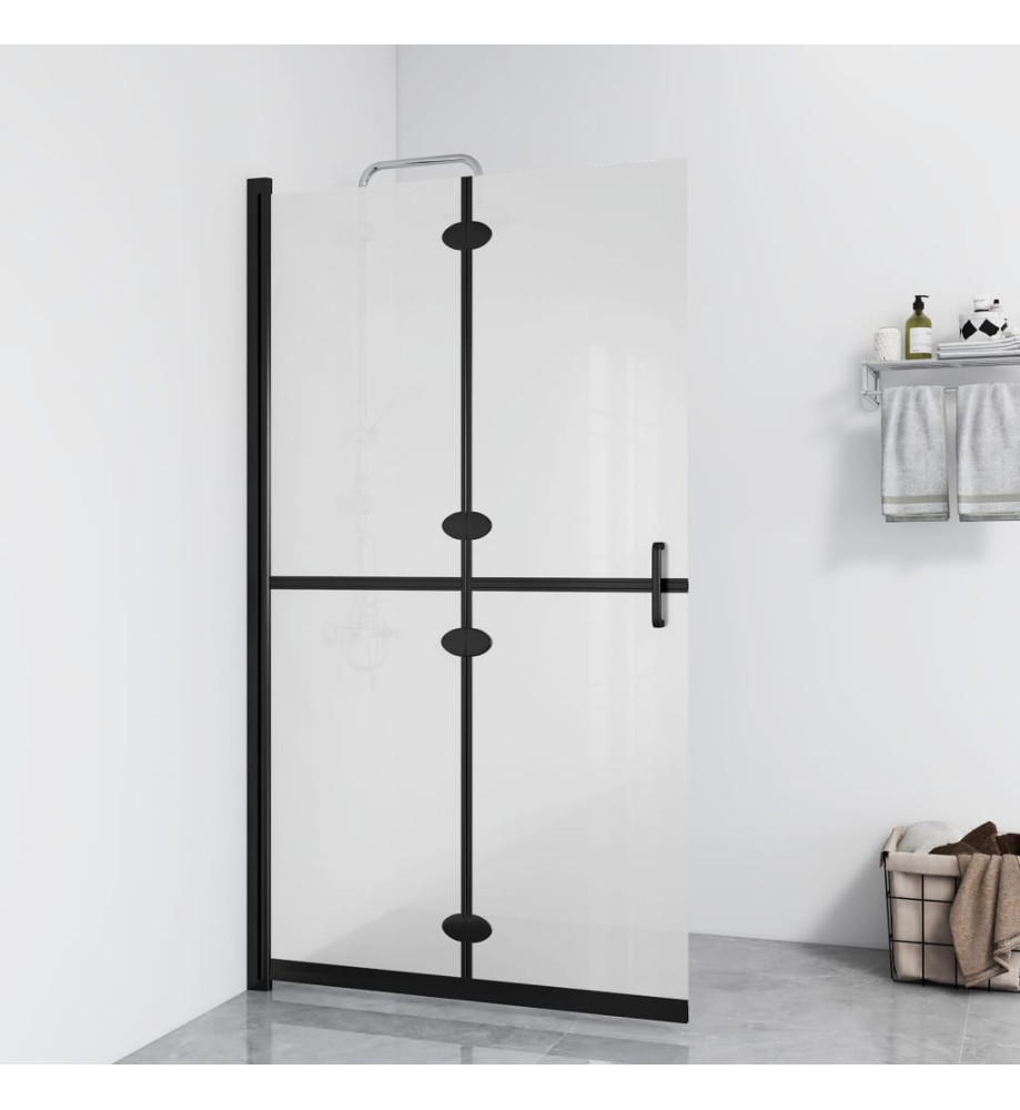 Paroi de douche pliable Verre ESG dépoli 80x190 cm