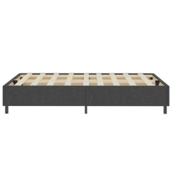Sommier tapissier Gris foncé Tissu 120x200 cm