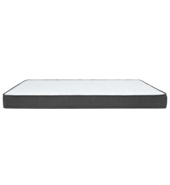 Sommier tapissier Gris foncé Tissu 120x200 cm