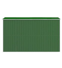 Abri de jardin Vert 192x357x223 cm Acier galvanisé