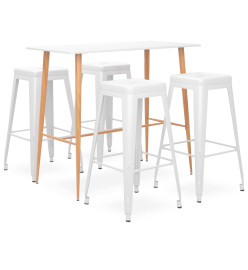 Ensemble de bar 5 pcs Blanc