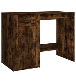 Bureau Chêne fumé 100x49x75 cm Bois d'ingénierie