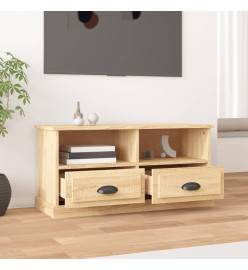 Meuble TV chêne sonoma 93x35,5x45 cm bois d'ingénierie