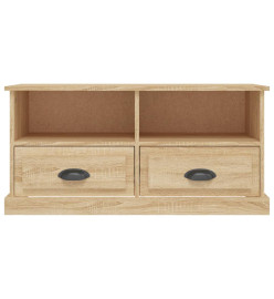 Meuble TV chêne sonoma 93x35,5x45 cm bois d'ingénierie