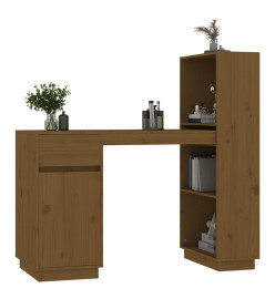 Bureau Marron miel 110x53x117 cm Bois massif de pin