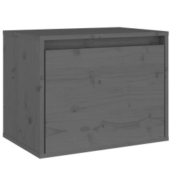 Armoire murale Gris 45x30x35 cm Bois de pin massif