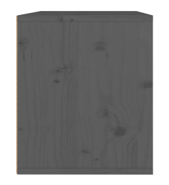 Armoire murale Gris 45x30x35 cm Bois de pin massif