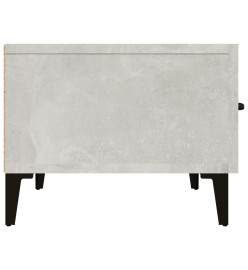 Meuble TV Gris béton 150x34,5x30 cm Bois d'ingénierie