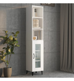 Armoire murale Blanc 34,5x32,5x90 cm Bois d'ingénierie