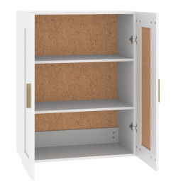 Armoire murale Blanc 69,5x32,5x90 cm Bois d'ingénierie