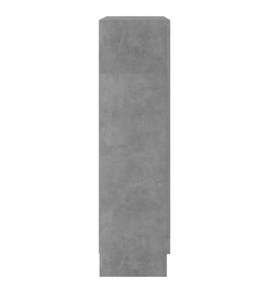 Bibliothèque Gris béton 82,5x30,5x115 cm Aggloméré