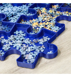 HI Plateau de tri de puzzle 21,5 cm bleu