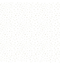 Noordwand Papier peint Mondo baby Confetti Dots Blanc, gris et beige