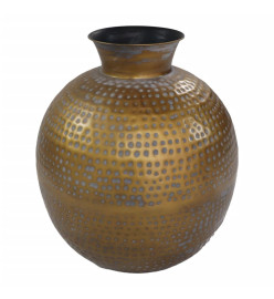 HSM Collection Vase Padua grand 40x45 cm Doré et gris