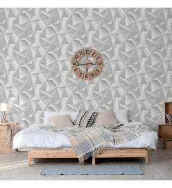 DUTCH WALLCOVERINGS Papier peint Onyx Gris clair