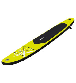 XQ Max Planche à pagaie gonflable 285 cm Vert citron et noir