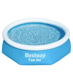 Bestway Piscine ronde Fast Set 244x61 cm Bleu